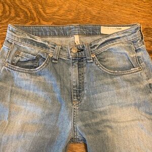 Rag & Bone Blue Jeans size 26 Raw Edge Flare